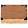 Specchio VidaXL con ripiano 80x8x55 cm in vetro e legno massello di mango