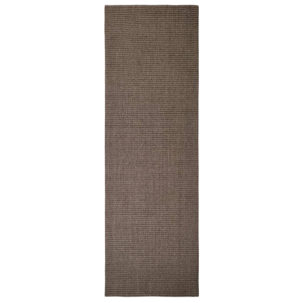 Vidaxl sisalmat per graffi post 80x250 cm marrone