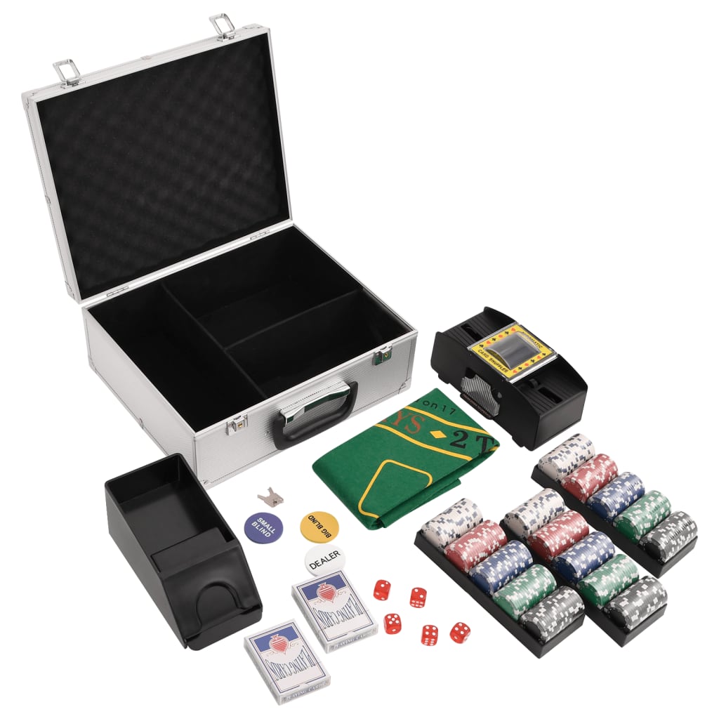 Vidaxl Set di poker a 300 pezzi 11,5 g