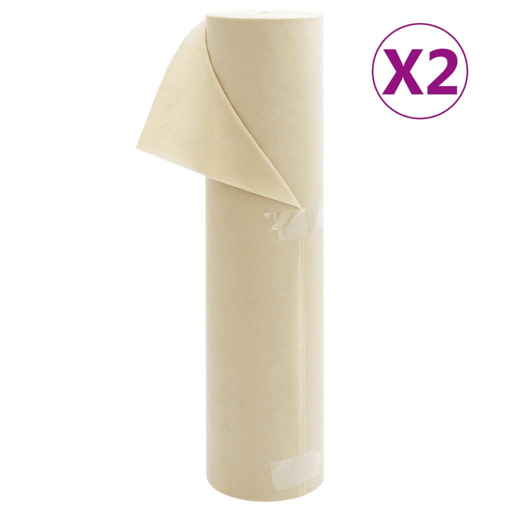 VidaXL paño polar para plantas 2 rollos 70 g m² 50x1,6 m