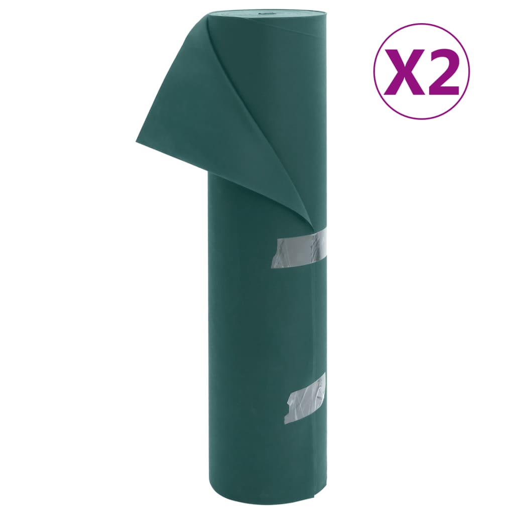 VidaXL paño polar para plantas 2 rollos 70 g m² 50x1,6 m