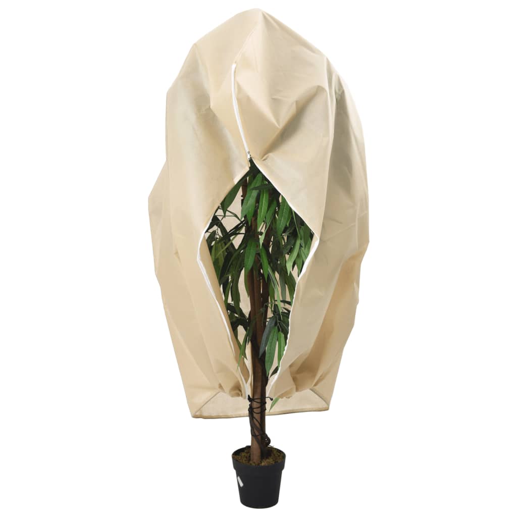 Copripiante Vidaxxl con cerniera 2 pz 70 g m² 3,93x3,5 m