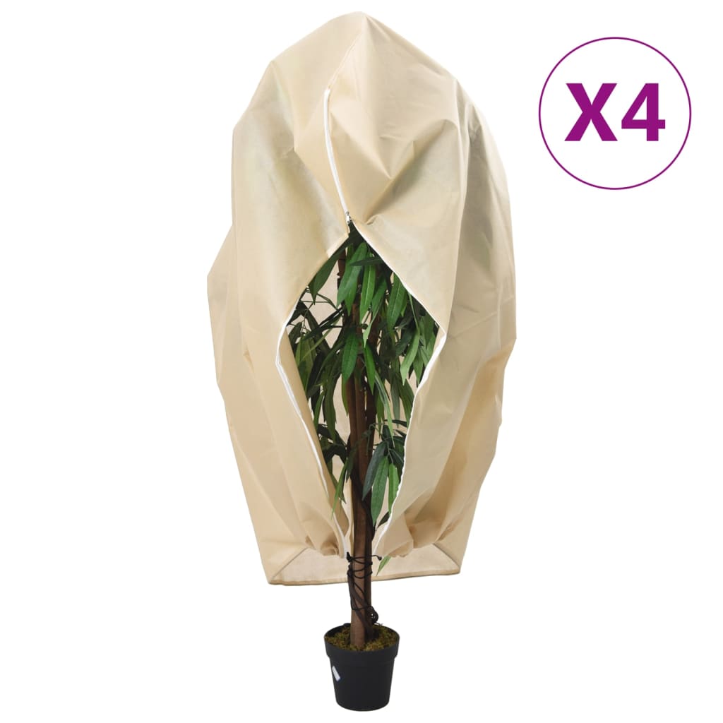 Copripiante Vidaxxl con cerniera 4 pz 70 g m² 3,14x2,5 m