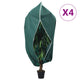 Copripiante Vidaxxl con cerniera 4 pz 70 g m² 3,14x2,5 m