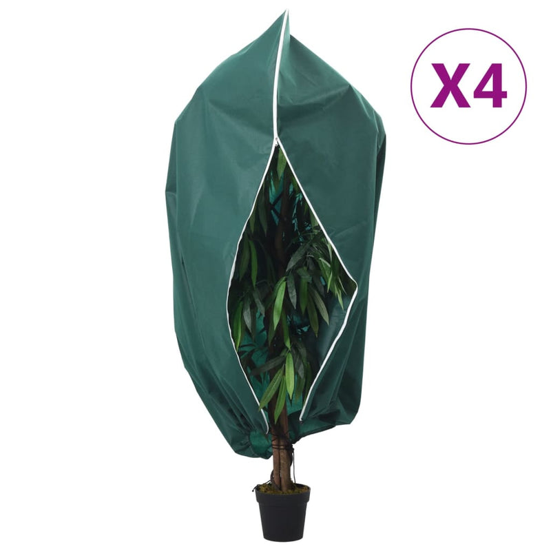 Copripiante Vidaxxl con cerniera 4 pz 70 g m² 3,93x3 m