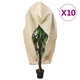 Copripiante Vidaxxl con cerniera 10 pz 70 g m² 3,93x3 m