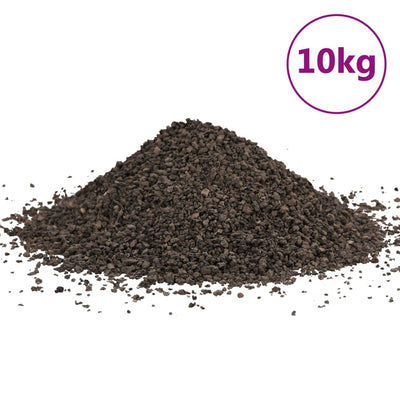Vidaxl basaltgrind 10 kg 1-3 mm negro