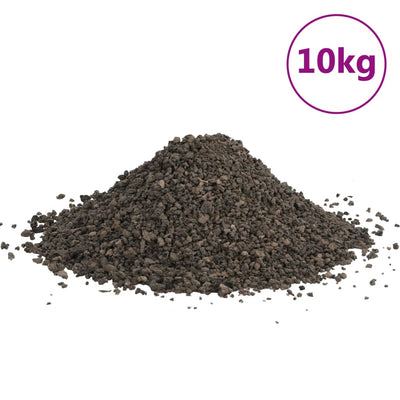 Vidaxl basaltgrind 10 kg 3-5 mm negro