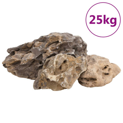 Vidaxl Dragon Stones 25 kg 10-40 cm de gris