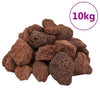 VidaXL pietre laviche 10 kg 5-8 cm rosse