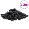 Vidaxl ciottoli lucidati 2-5 cm 10 kg neri