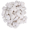 Vidaxl ciottoli lucidi 2-5 cm 25 kg bianco