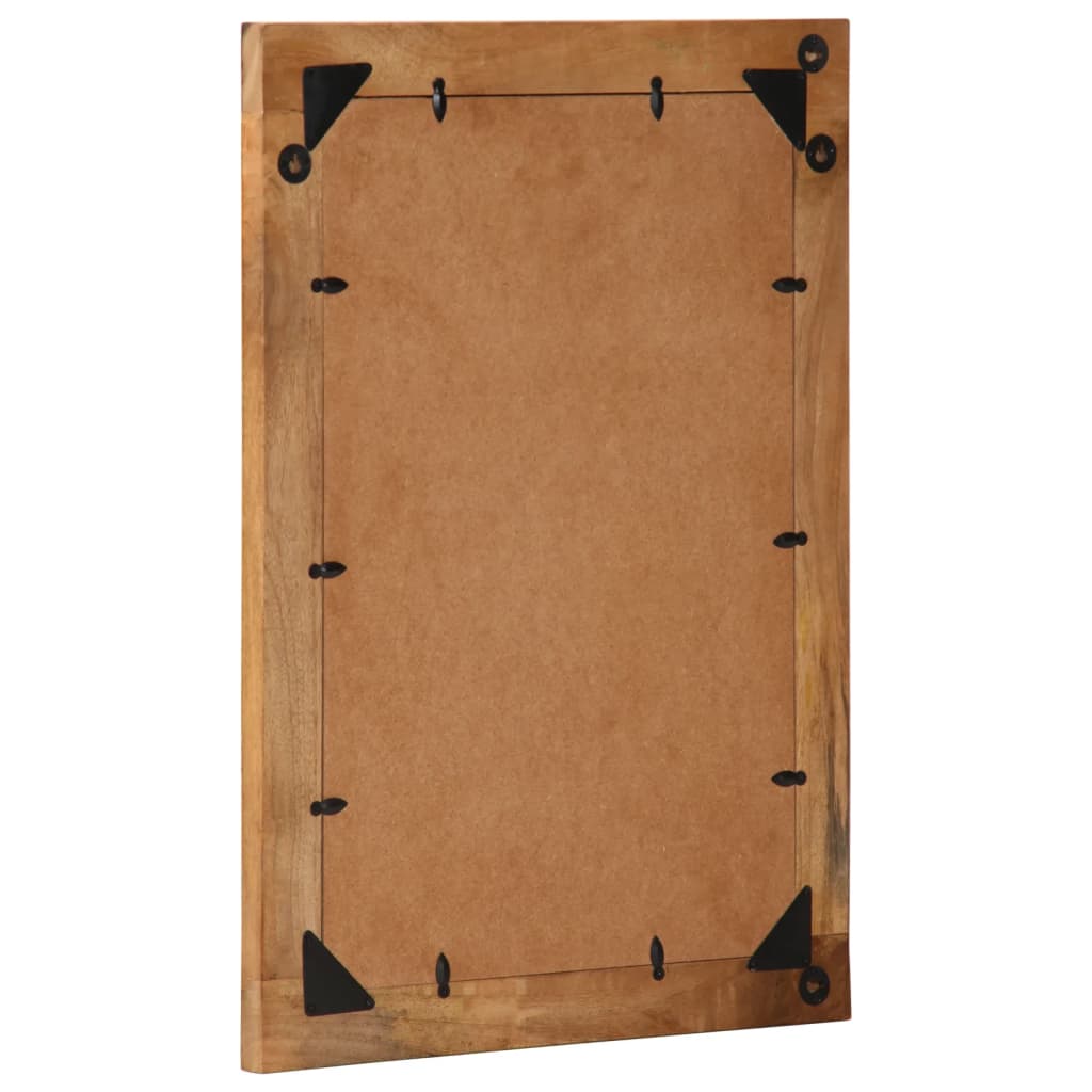 Espejo de baño vidaxx 50x70x2,5 cm madera maciza de mango y cristal