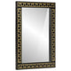 Specchio da bagno Vidaxx 50x70x2,5 cm in legno massello di mango e vetro