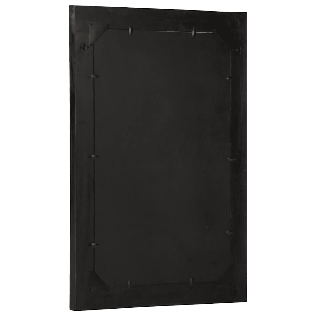 Specchio da bagno Vidaxx 50x70x2,5 cm in legno massello di mango e vetro
