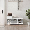 Vidaxl schoenenkast 102x36x60 cm bewerkt hout wit