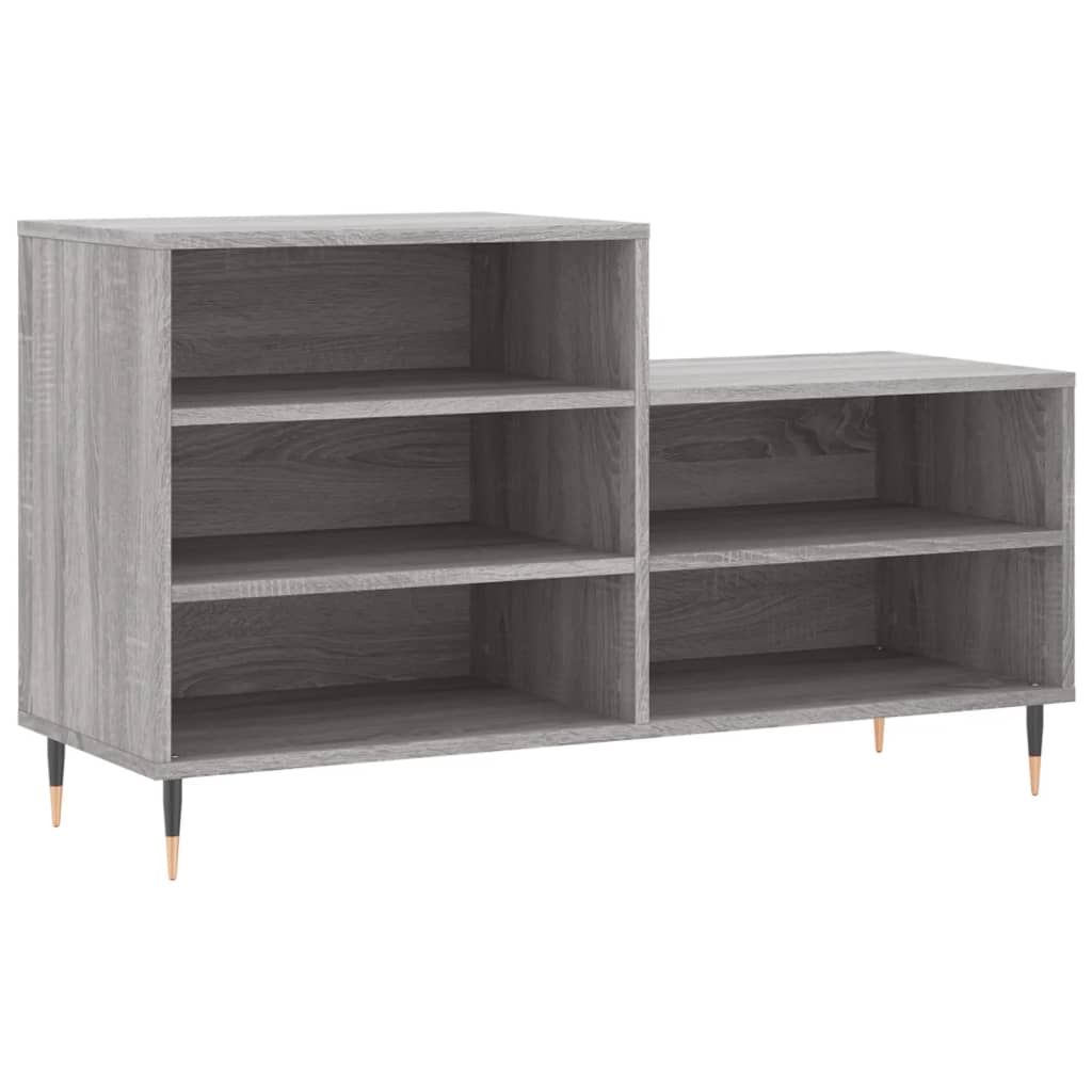 Vidaxl Cabinet da scarpe 102x36x60 cm Properpata Sonoma Grey