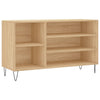 Gabinete de zapatos Vidaxl 102x36x60 cm de madera propiedad sonoma de roble coloreado