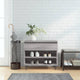 VidaXL zapatero 70x36x60 cm madera contrachapada gris sonoma
