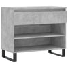 Vidaxl Cabinet da scarpe 70x36x60 cm Betongrijs in legno elaborato