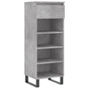 Vidaxl schoenenkast 40x36x105 cm bewerkt hout betongrijs