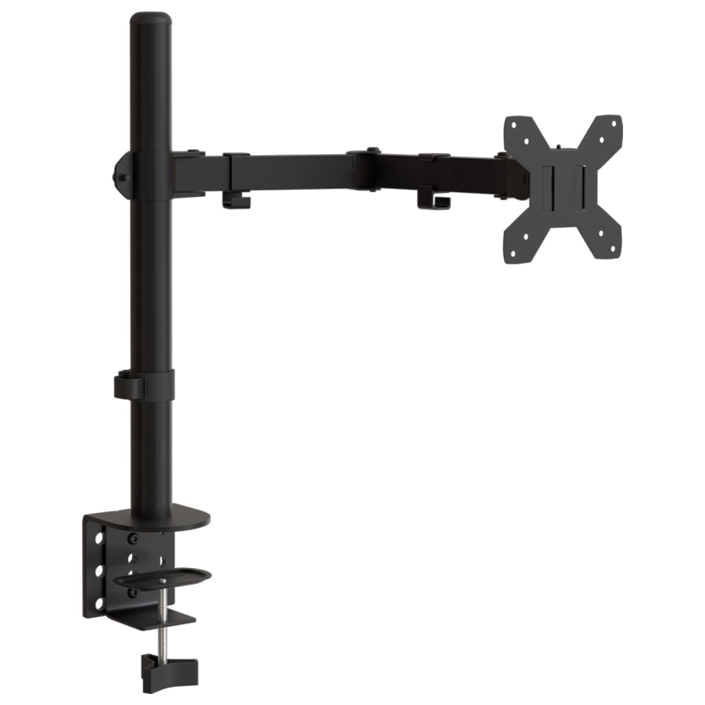 Staffa Vidaxl Monitor Vesa 75 100 mm Acciaio nero