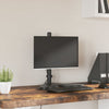 Staffa Vidaxl Monitor Vesa 75 100 mm Acciaio nero