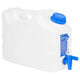 Serbatoio d'acqua Vidaxl con tocco 10 l di plastica trasparente