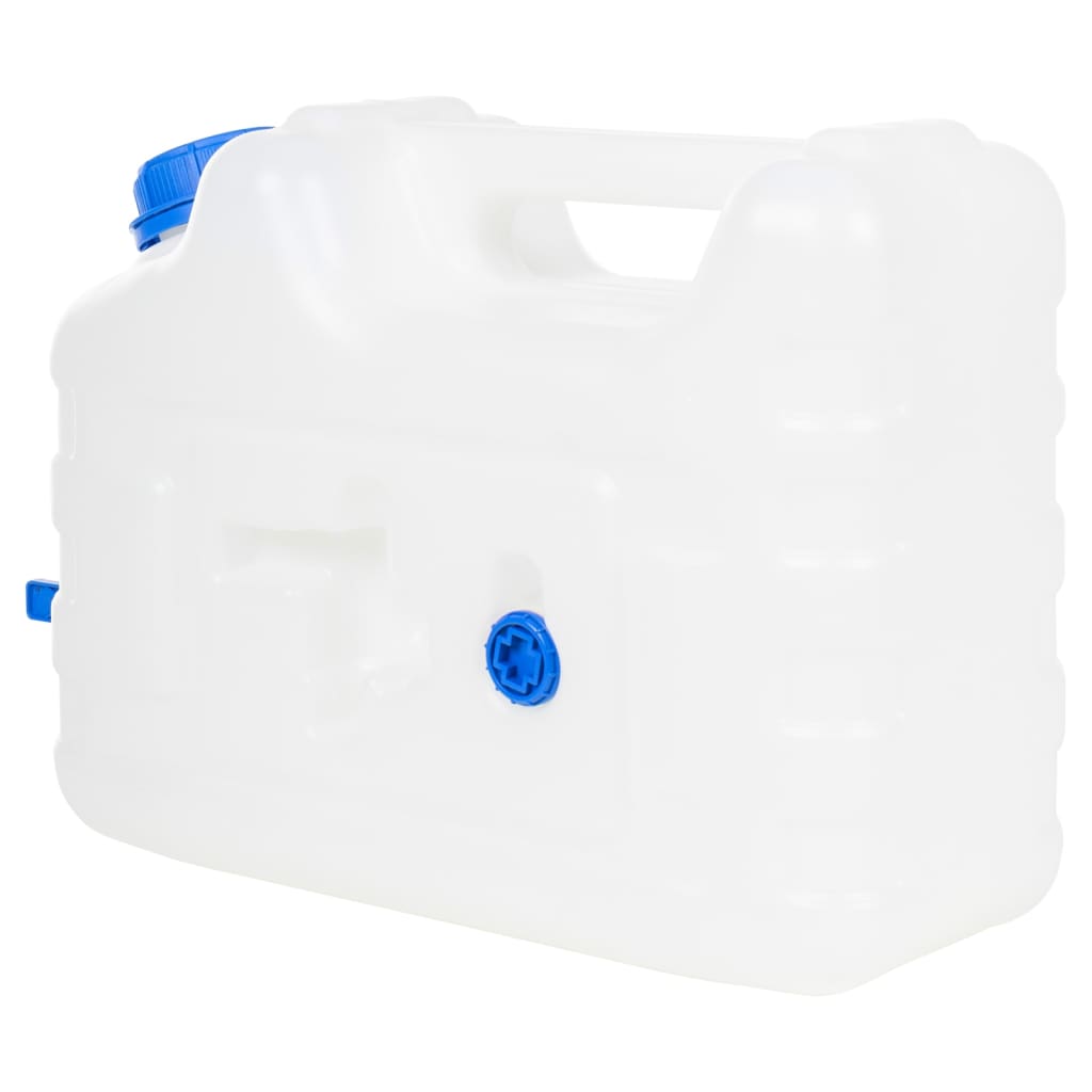 Vidaxl Tank de agua con grifo de 10 l de plástico transparente