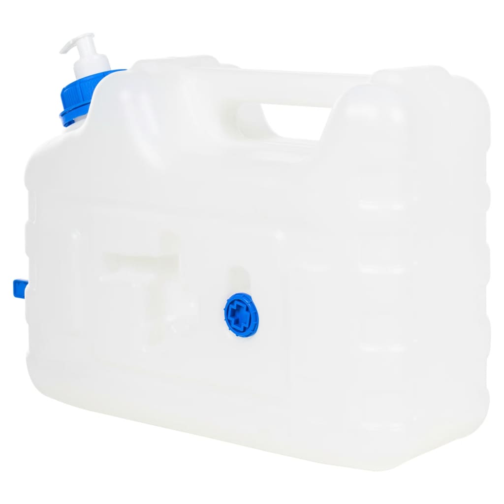 Serbatoio d'acqua Vidaxl con distributore di rubinetti e sapone da 10 l di plastica