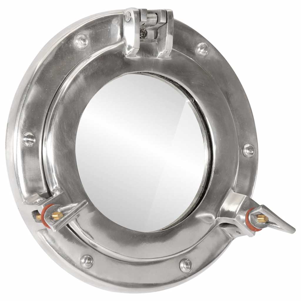 Vidaxx specchio da parete oblò ø23 cm alluminio e vetro