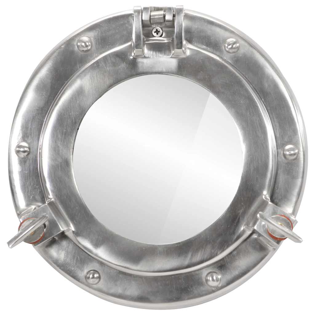 Vidaxx specchio da parete oblò ø23 cm alluminio e vetro