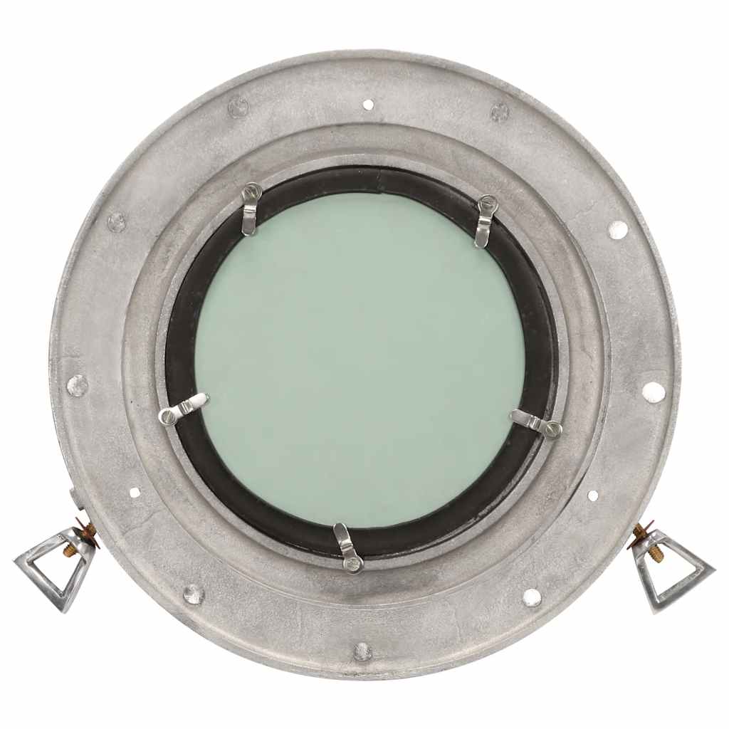 Vidaxx specchio da parete oblò ø30 cm alluminio e vetro