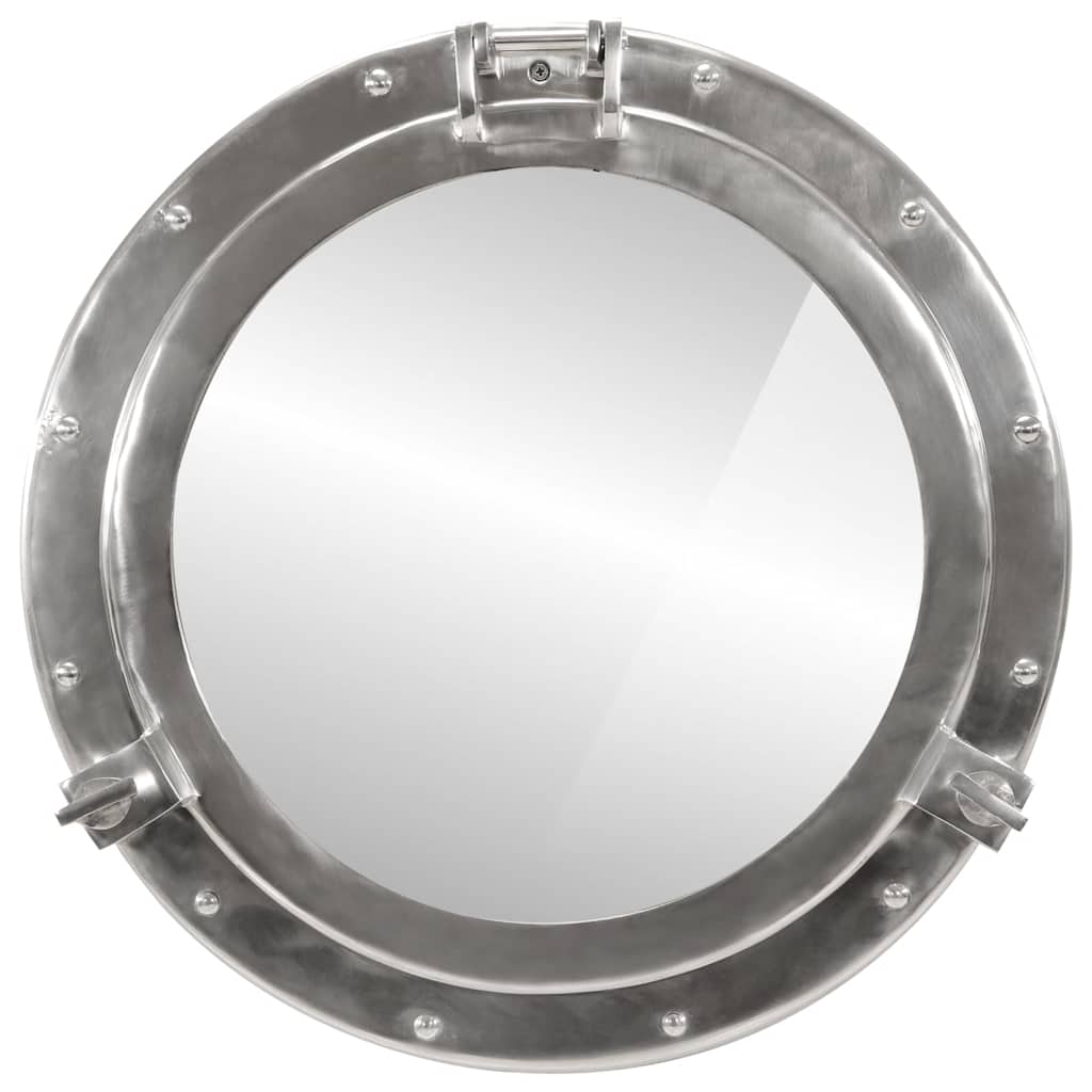 Vidaxx espejo de pared ojo de buey ø50 cm aluminio y vidrio