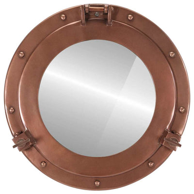 Vidaxl Wall Mirror Patrijspoort Ø38 CM Aluminum and Glass