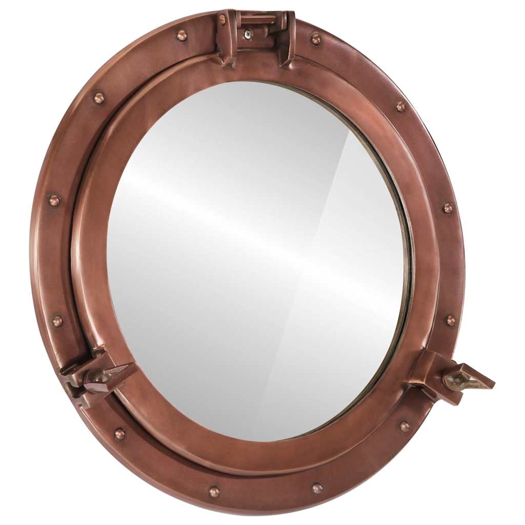 Specchio da parete Vidaxl Paulpoort Ø50 cm in alluminio e vetro