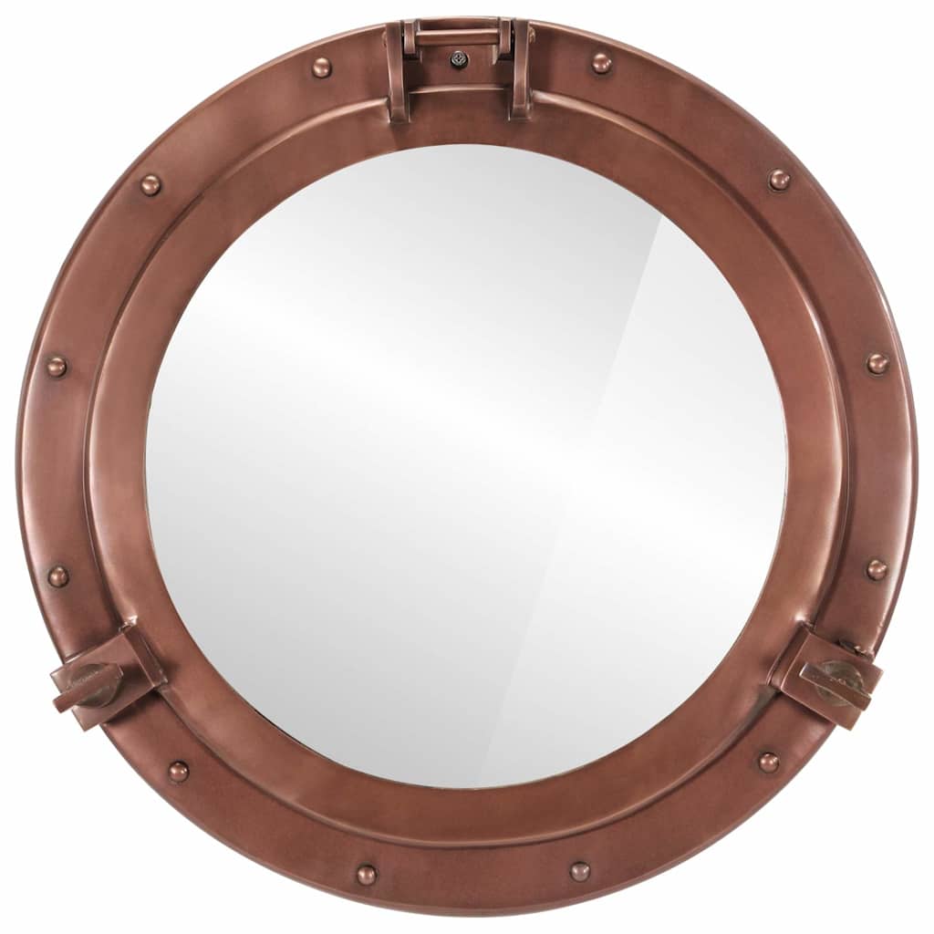 Specchio da parete Vidaxl Paulpoort Ø50 cm in alluminio e vetro