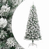 Vidaxx albero di Natale artificiale con cerniere e neve 180 cm