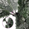 Vidaxx albero di Natale artificiale con cerniere e neve 180 cm