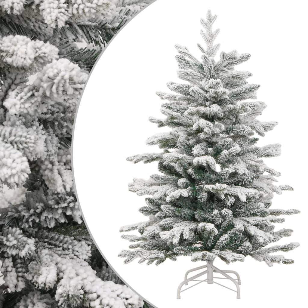Vidaxx árbol de Navidad artificial con bisagras y nieve 150 cm