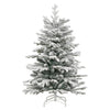 Vidaxx árbol de Navidad artificial con bisagras y nieve 150 cm
