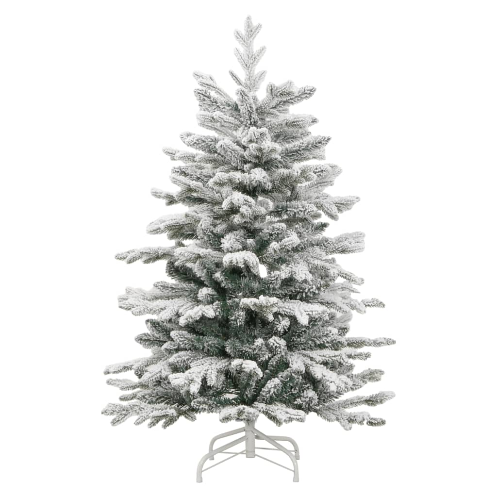 Vidaxx árbol de Navidad artificial con bisagras y nieve 150 cm