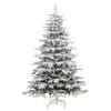 Vidaxl kunstkerstboom met scharnieren en sneeuw 180 cm