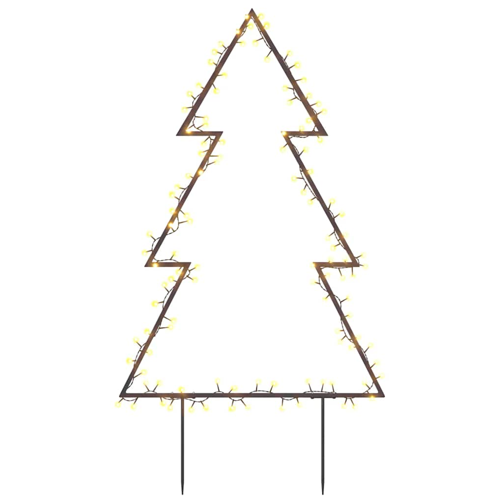 Vidaxl Lighting Christmas Christmas Tree con spille da terra 115 LED 90 cm