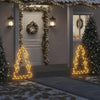 Vidaxl Iluminación navideña Árbol de Navidad con alfileres de tierra 115 LED 90 cm