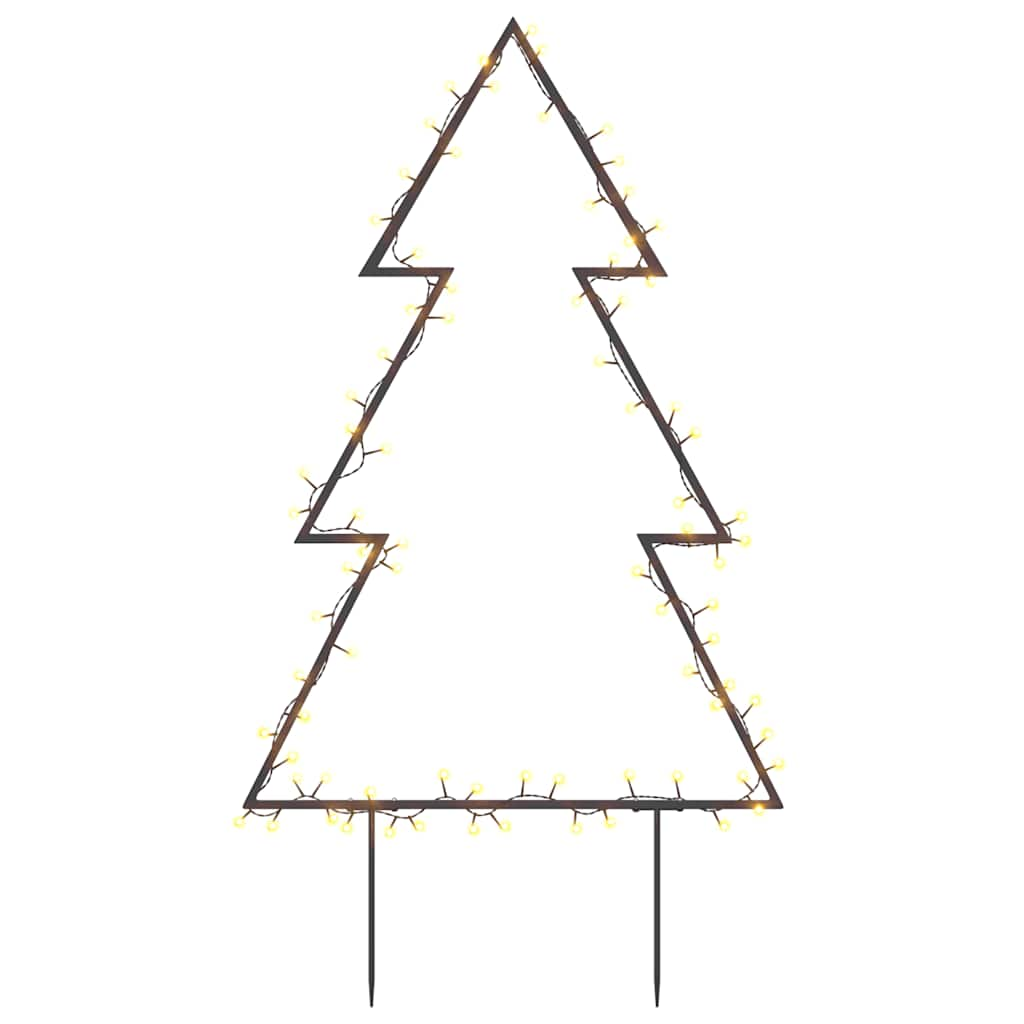 Vidaxl Lighting Christmas Christmas Tree con spille da terra 80 LED 60 cm