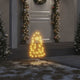 Vidaxl Iluminación navideña Árbol de Navidad 3 STS con alfileres de tierra 50 LED 30 cm