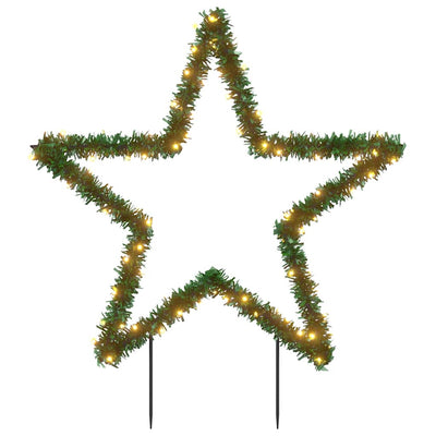 Vidaxx Estrella de iluminación navideña con estacas 80 LED 60 cm