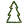 Vidaxl Iluminación de Navidad Árbol de Navidad con alfileres de tierra 80 LED 60 cm