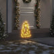 Vidaxl Iluminación navideña Árbol de Navidad 3 STS con alfileres de tierra 50 LED 30 cm